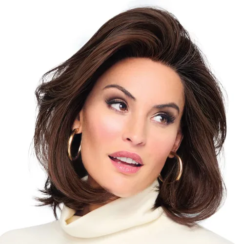 Miniatura 43 de Raquel Welch Flying Solo - Peluca de página para niño, 100% atada a mano por ropa de pelo, gorra pequeña promedio, RL4/10SS Iced Java Java helado