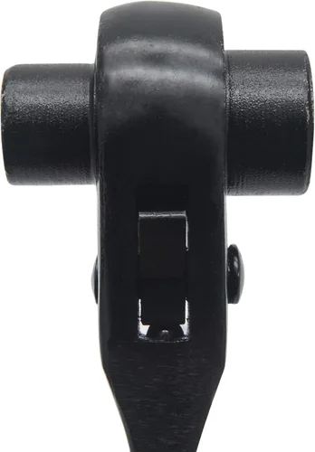 Miniatura 2 de Llave de trinquete de 12 puntos, llave de combinación métrica de 0.55 pulgadas x 0.67 pulgadas, llave de andamio de doble extremo para montador