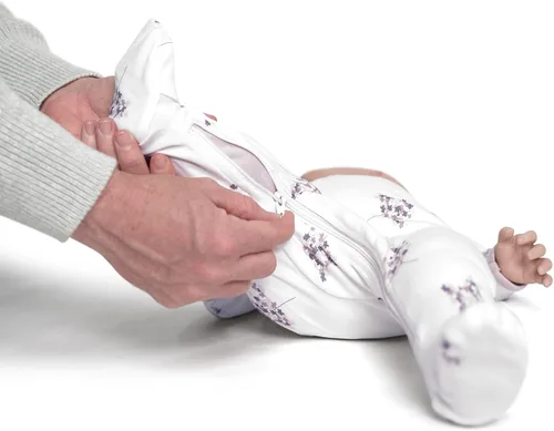 Miniatura 16 de ZippyJamz - Pijama orgánica para bebé con pies y cremallera para cambiar pañales fácil y rápido