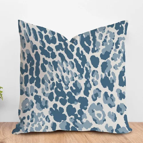 Miniatura 22 de ArogGeld Funda de almohada para sofá, guepardo y leopardo, estampado de leopardo, funda de cojín decorativa de granja para sala de estar