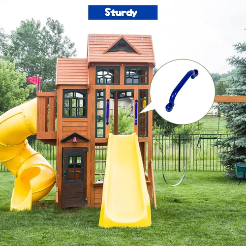 Miniatura 3 de RedSwing Accesorios para el patio trasero, juego de columpio pirata de plástico con rueda de barco, telescopio, teléfono, soportes de escalada