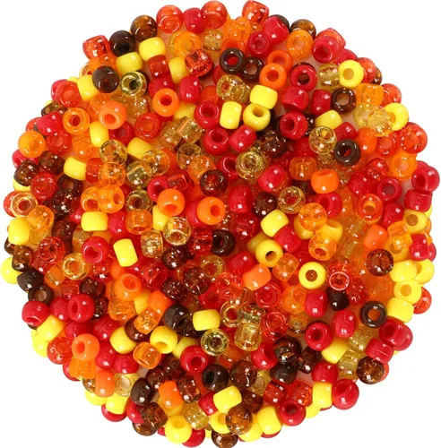 Miniatura 18 de UPINS 1200 cuentas de poni con purpurina de Navidad a granel para collares, pulseras, aretes, joyería, suministros de decoración de fiesta de 3