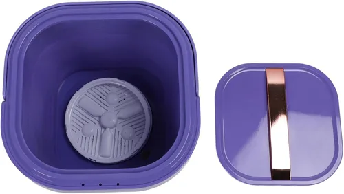 Miniatura 6 de Lavadora portátil de 23 litros, lavadora plegable recargable con secadora giratoria, mini lavadora para ropa interior, pequeñas delicadas, adecuada