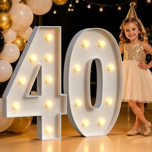 Miniatura 38 de Mixifox Letras de marquesina de 3 pies en Y, letras grandes iluminadas de 3 pies de alto con luces, letra grande para boda, compromiso, graduación