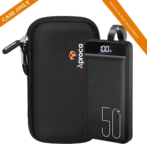 Miniatura 5 de Aproca Funda compatible con Morfec Power Bank de carga rápida 50000mAh 22.5W cargador portátil, bolsa de almacenamiento duro portátil
