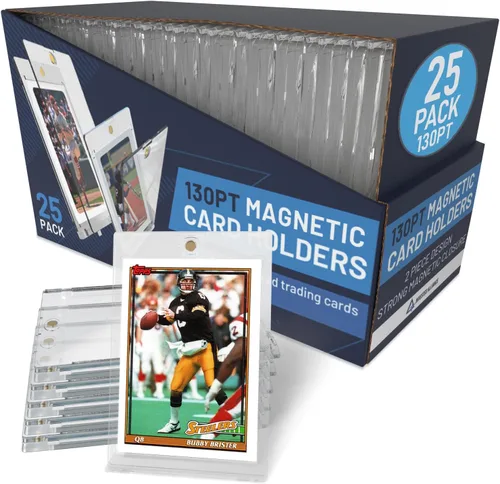 Estuche porta tarjetas magnético premium de 35PT - 360PT | Porta tarjetas magnético para intercambio, deportes profesionales, fútbol americano,