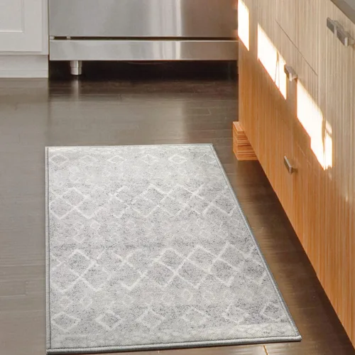 Miniatura 36 de Antep Rugs - Alfombras antideslizantes de 2 x 7 pies (antideslizante) con parte trasera de goma, de estilo antiguo, bohemio, marroquí y con pelo Azul