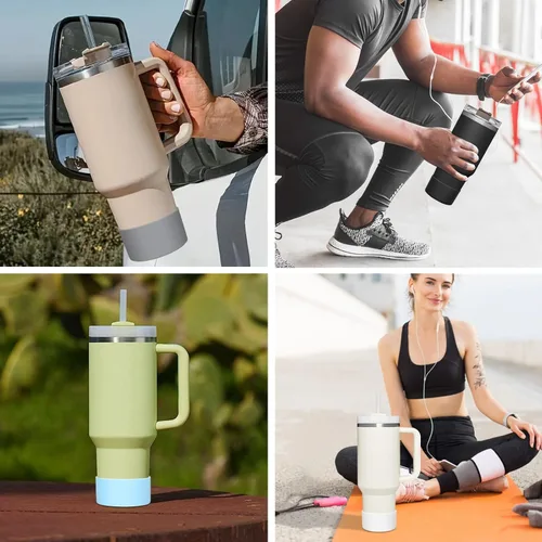 Miniatura 8 de Cubierta de popote de repuesto para tapón de derrames para Stanley Cup 40 oz 30 oz Quencher