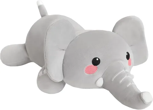 Miniatura 20 de SQEQE Peluche de ajolote con peso, animal de peluche de ajolote con peso, lindo juguete de almohada rosa suave, regalo para niños y adultos, 9.8