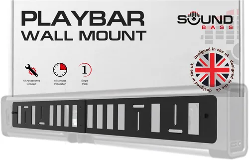 Kit de soporte de pared para Playbar con accesorios de montaje para Sonos soundbar, diseñado en el Reino Unido por Soundbass