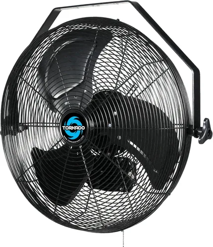 Tornado Ventilador de pared industrial de metal resistente al agua de 18 pulgadas para exteriores, con clasificación IPX4, ventilador de pared de