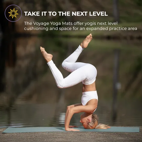 Miniatura 7 de Voyage - Tapete de yoga a granel, paquete de 6, 72 x 24 pulgadas, esterillas de yoga profesionales para estudio y gimnasio, 0.197 in de grosor, Calm
