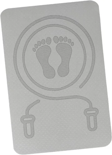 kowaku Alfombrilla de ejercicio de fitness para saltar con cuerda, protege suelos y equipos, alfombrilla de saltar para entrenamiento en interiores