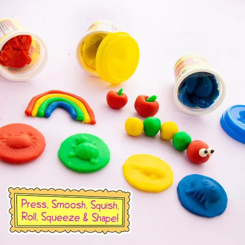 Miniatura 5 de BAZIC Products Arcilla para modelar 4 colores, colores surtidos, masa, manualidades, regalo no tóxico para artistas (paquete de 8 onzas), 36 paquetes