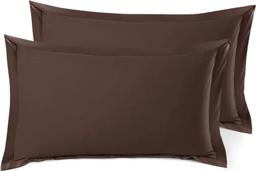 Miniatura 69 de Nestl Juego de 2 fundas tipo sham de almohada suaves - Fundas de almohada de microfibra de doble cepillado - Fundas de almohada de cama premium