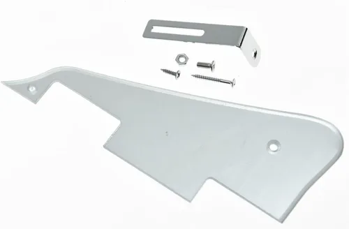 Miniatura 18 de KAISH Golpeador de guitarra LP blanco envejecido de 3 capas con soporte cromado para Epiphone Les Paul