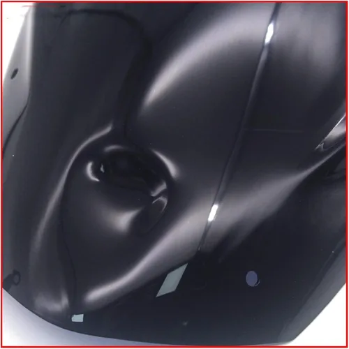 Parabrisas de motocicleta, deflector de viento compatible con Yamaha MT09 2013 2014 2015 2016 MT-09 FZ-09 FZ09 MT 09 13-16 (color negro)