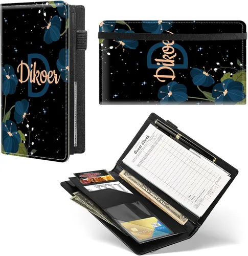 Miniatura 23 de Diseña Tus Propios Libros de Servicio con Nombre e Iniciales para Camareras, Dikoer Libro de Servicio de Camarero Personalizado con Nombre