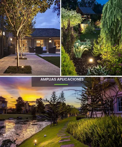 Miniatura 8 de L LOHAS LED 5W Iluminación para exteriores del amanecer al anochecer, encendido y apagado automático, foco de paisaje para exteriores de 3000K