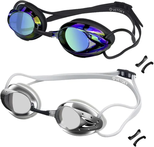 Miniatura 6 de Gafas de natación, antiniebla, protección UV, espejadas y transparentes