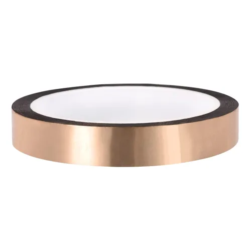 Miniatura 12 de Cinta de película de poliéster metalizado en tono dorado [para pared decorativa, embalaje, impresión] -0.12 pulgadas x 164 pies/1 rollo