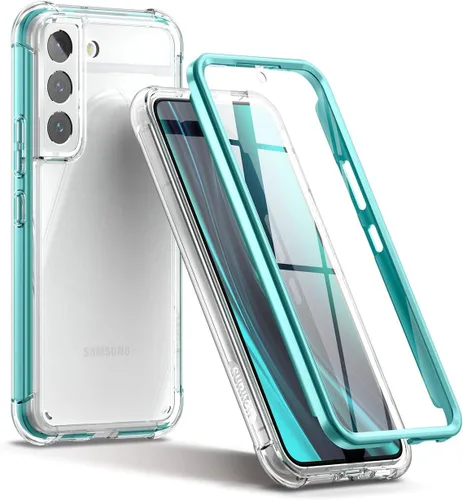 Miniatura 9 de SURITCH Funda transparente para Samsung Galaxy S22 de 6.1 pulgadas (solamente), [protector de pantalla integrado] carcasa rígida protectora
