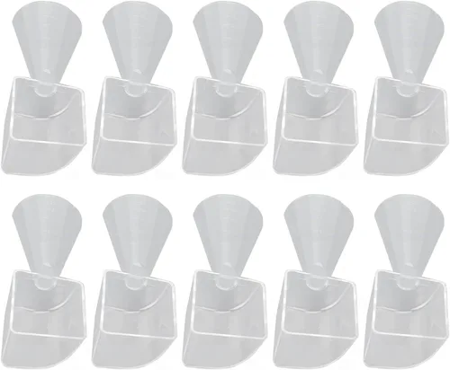 Miniatura 6 de 10 Uds. DIY máscara facial taza de medición multifuncional precisa máscara de cuchara herramienta de mezcla con escala para el hogar spa hacer