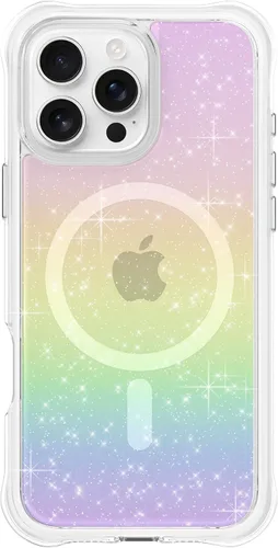 Miniatura 12 de ORNARTO Air Case para iPhone 16 Pro Max Transparente, Compatible con MagSafe, Funda de Protección contra Caídas de Grado Militar con Air-Pink Rosa