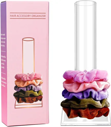 Miniatura 9 de OAOLEER 2 soportes para coletero, organizador de joyas transparente para regalos de adolescentes y mujeres, el organizador de exhibición perfecto