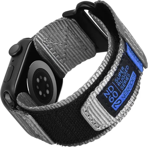 Miniatura 26 de Nereides Compatible con Correa de Apple Watch Ultra 3/2/1, Correa Deportiva de Nylon con Diseño Tejido para 49 mm (L, Negro)