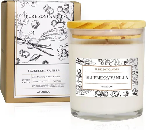 Miniatura 18 de Aronica Velas seguras para mascotas con aroma a manzana, velas perfumadas de larga duración, velas de manzana Honeycrisp limpias, no tóxicas, velas