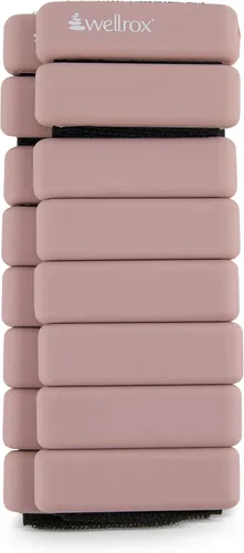 Miniatura 2 de Wellrox Brazaletes con peso, pesas ajustables para tobillo y muñeca para mujeres y hombres, juego de pesas de tobillo de 2 libras