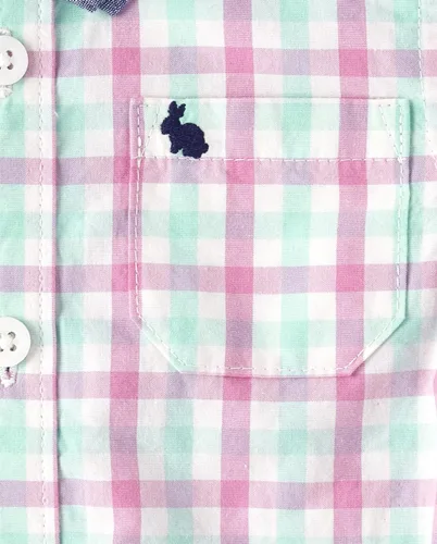 Miniatura 3 de Gymboree Conjunto de body de manga larga y pantalones cortos chinos para bebé