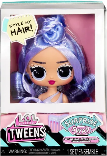 Miniatura 3 de L.O.L. Surprise! Tweens Surprise Swap - Cabezales de peinado que incluyen fabulosos accesorios para el cabello y un hermoso cabello, gran regalo