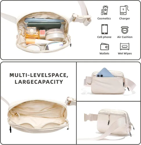 Miniatura 4 de Bolso de cinturón con cremallera bidireccional unisex
