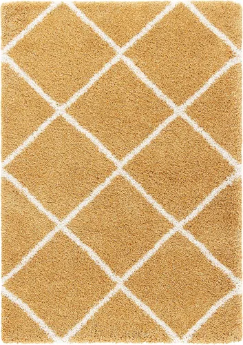 Miniatura 109 de SAFAVIEH - Alfombra de la colección Hudson Shag, diseño de enrejado moderno, no desprende pelusa y fácil de cuidar, 2 pulgadas de grosor, ideal