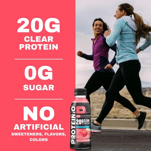 Miniatura 3 de Protein2o - Bebida proteínica con electrolitos, 12 botellas de 17 onzas fluidas cada una (peso neto), total de 203 onzas fluidas