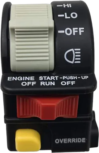 M MATI 4010191 Faro delantero izquierdo para manillar HI LO Off Switch Assembly para Polaris Scrambler 400 1999-2001 Xplorer 250 2000-2001