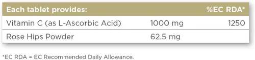 Miniatura 2 de Solgar Vitamina C de 1000 mg con escaramujos, 250 tabletas - Antioxidante e inmunológico - Salud general - Apoya la piel y las articulaciones