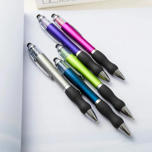 Miniatura 2 de MiSiBao Bolígrafos de escritura, paquete de 14 (10 unidades + 4 repuestos) con puntas de lápiz capacitivo de 0.039 in de punta media, bolígrafo