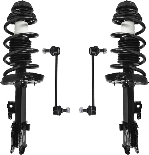Miniatura 102 de Detroit Axle - Kit de puntales delanteros 2WD para Ford F-150 2005-2008 Lincoln Mark LT 2005-2008, 2 puntales con muelle helicoidal, 2 enlaces