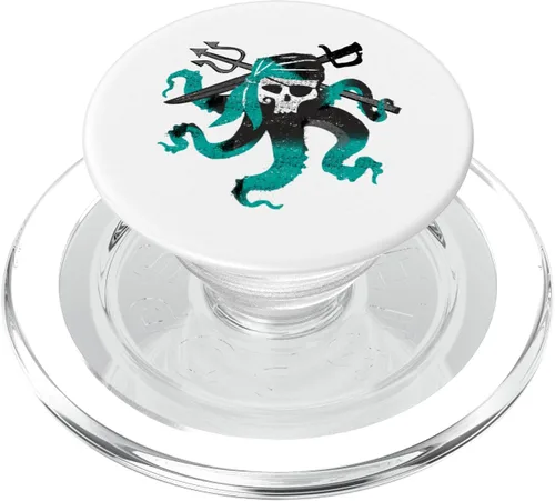 Miniatura 7 de Disney Descendants 2 Uma Pirate Octopus - PopSockets agarre y soporte para teléfonos y tabletas, Negro