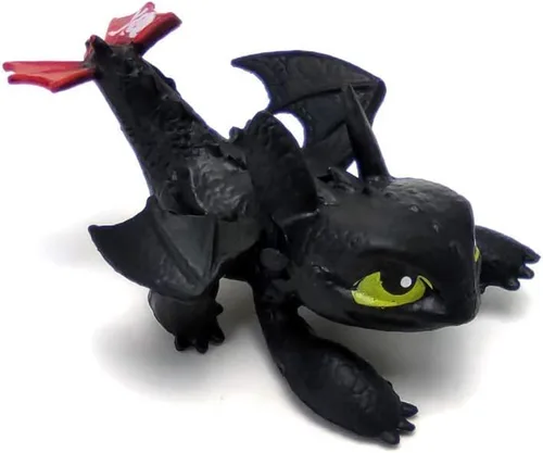 Miniatura 7 de Toysvill Dragones (juego de 8 piezas) - mini figuras de acción: Toothless (Night Fury), Deadly Nadder, Gronckle, Hideous Zippleback, Hotburple