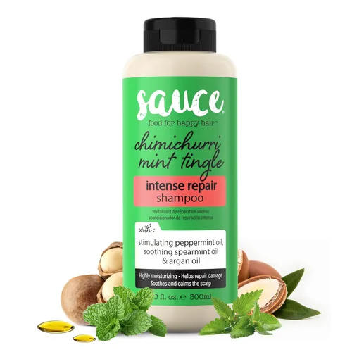 Miniatura 9 de SAUCE BEAUTY Tzatziki - Acondicionador sin enjuague y desenredante en espray – Acondicionador sin enjuague para cabello rizado, cabello graso