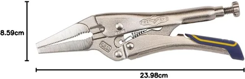 Miniatura 8 de IRWIN VISE-GRIP Alicates de bloqueo, liberación rápida, punta larga con cortador de alambre, 6 pulgadas (IRHT82583)