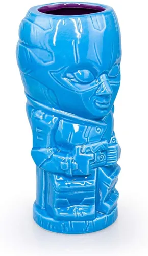 Miniatura 2 de Mass Effect Geeki Tikis Peebee - Taza de cerámica hecha a mano, capacidad para 14 onzas