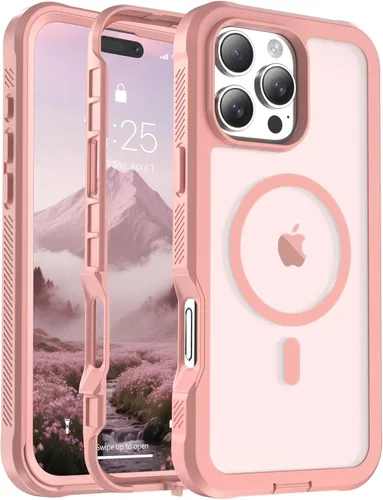 Miniatura 133 de jaroco - Funda magnética compatible con MagSafe para iPhone 11 de 6.1 pulgadas; protección de grado militar contra caídas, de doble capa