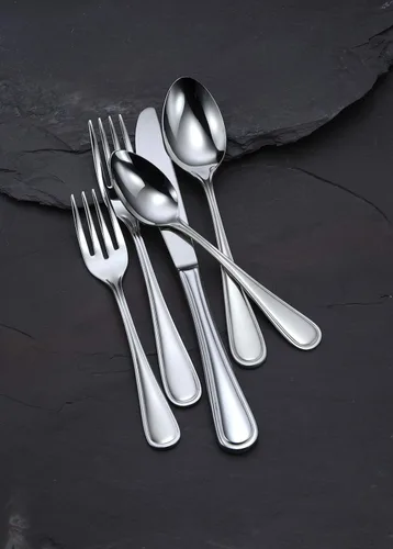 Miniatura 2 de Oneida Foodservice New Rim - Cucharitas de acero inoxidable 18/10, 12