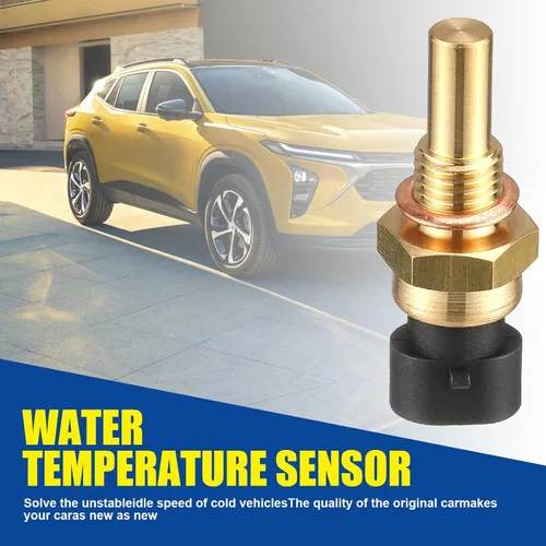 Miniatura 6 de 1 paquete de sensor de temperatura del motor del coche con enchufe, sensor de temperatura ECT de metal duradero para vehículos, piezas de reemplazo