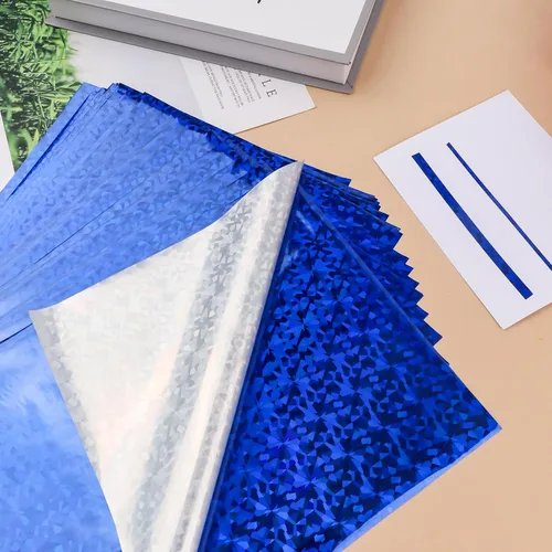 Miniatura 8 de Briartw Papel de Aluminio Termoadhesivo 20x29cm Paquete de 50 Hojas Papel Reactivo para Sellado en Caliente por Impresora Láser y Laminadora